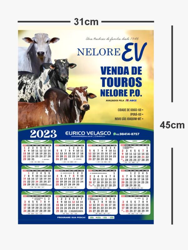 Calendário Folhinha 32x45cm Cd. 924 - Image 2