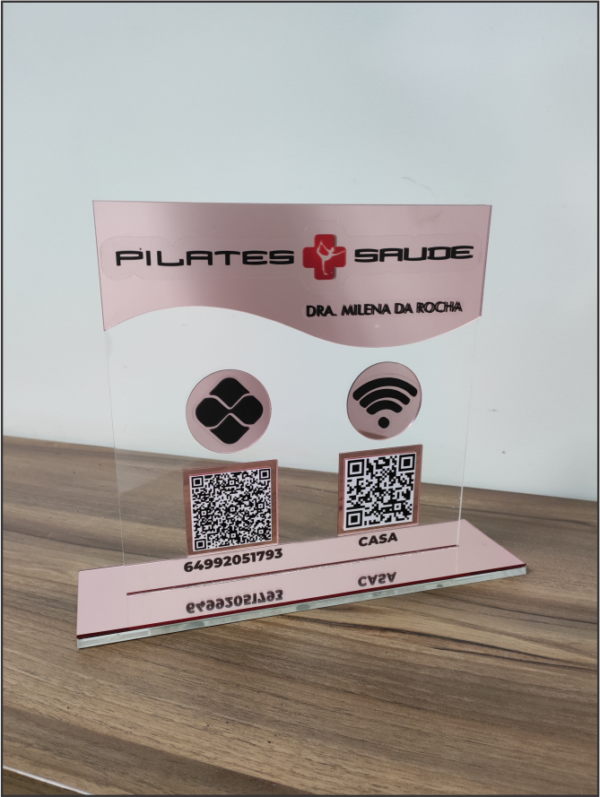 Display Placa PIX/Redes Sociais 02 QR Code - Image 3