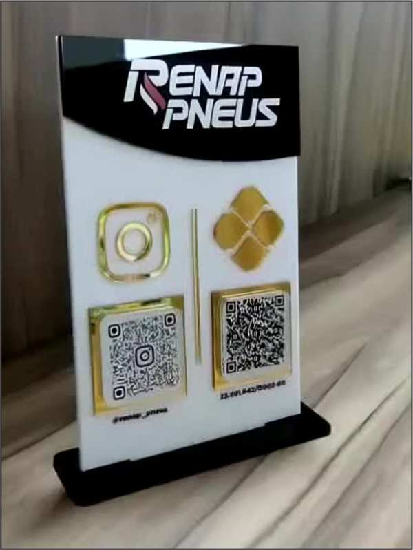 Display Placa PIX/Redes Sociais 02 QR Code - Image 5